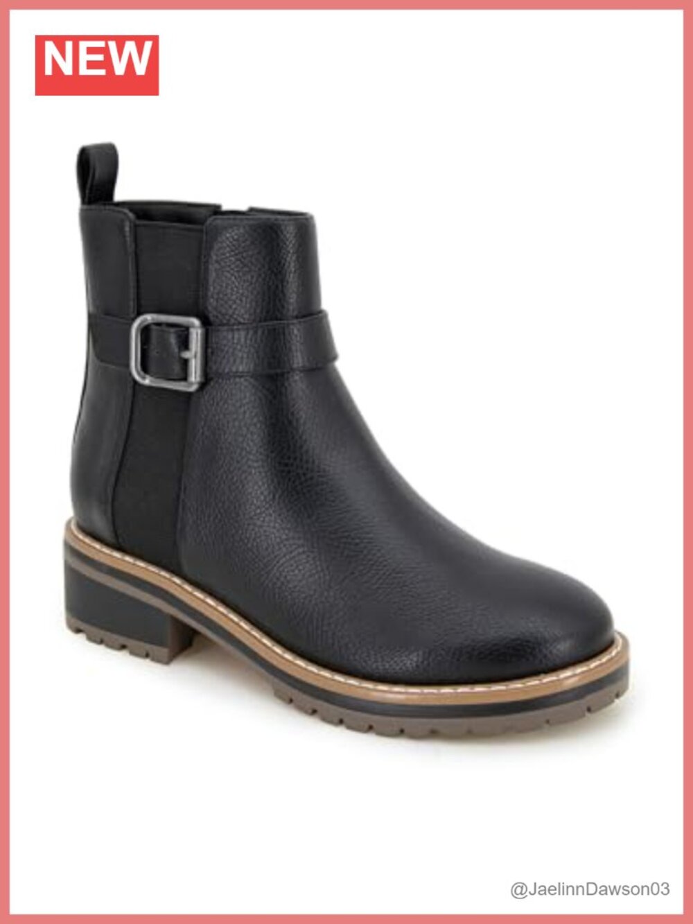 kensie Women's Kelly Chelsea Ankle Boots with Zipper Entry and Stretch Gore